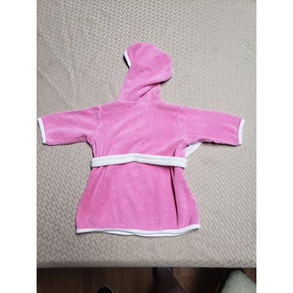 Tykes By Carters Pink Hooded‎ Bath Robe - Picture 2 of 9